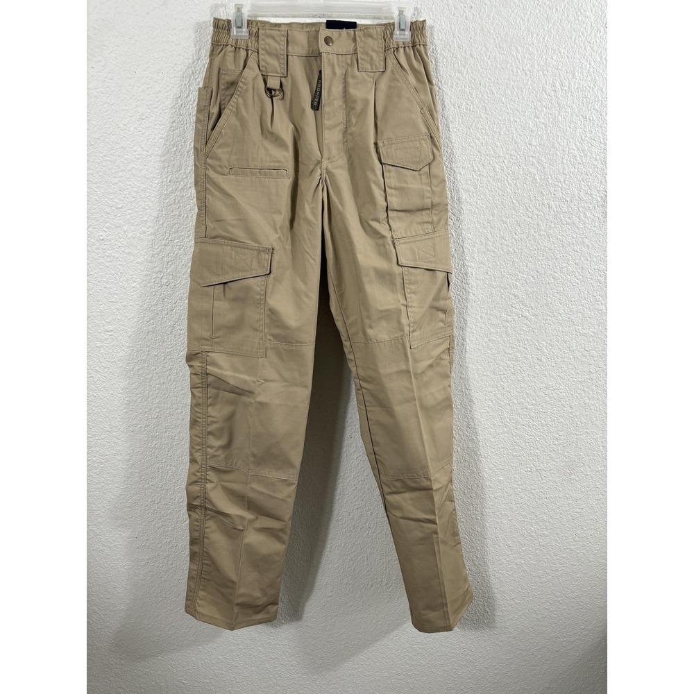 Propper Pants Mens 28x34‎ Khaki Lightweight Tactical Ripstop Cargo Teflon Coated